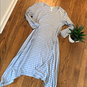 Matilda Jane Blue and Gray Dress